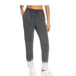 Zella Dip Dye Joggers in Grey Forged NWT Sz M